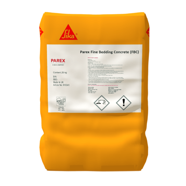 Parex Fine Bedding Concrete (fbc) Pack 25kg 615341 Gbr