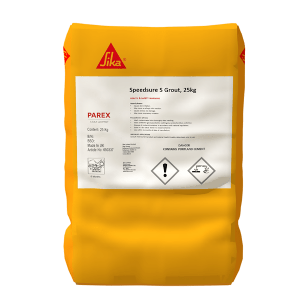 Parex Speedsure S Grout Pack 25kg 650337 Gbr