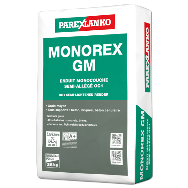 Gbr Parex Monorex Gm Pack 25kg Various Colours